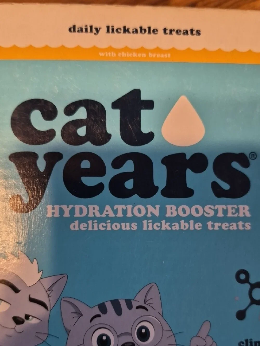 Cat Years Lickable Treats For Hydration Nwt